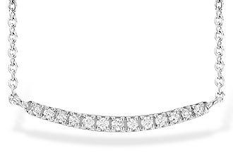 L226-41858: NECKLACE .10 TW (13 STONES)