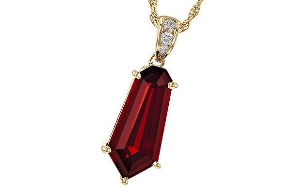 L226-43640: NECK 3.44 GARNET 3.50 TGW