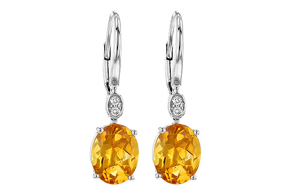 L226-44549: EARR 3.20 TW CITRINE 3.25 TGW (9x7MM CIT)