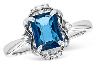 L309-11849: LDS RG 1.70 LONDON BLUE TOPAZ 1.76 TGW