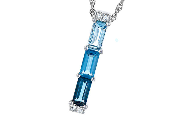 L309-11867: NECK 1.26 BLUE TOPAZ 1.30 TGW