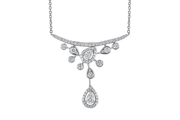 L309-12740: NECKLACE .65 TW