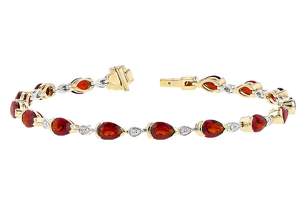 L309-12749: BRACELET 6.44 GARNET 6.60 TGW