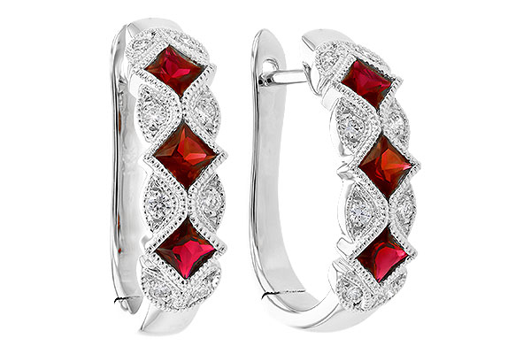 L309-14603: EARR .75 RUBY .87 TGW