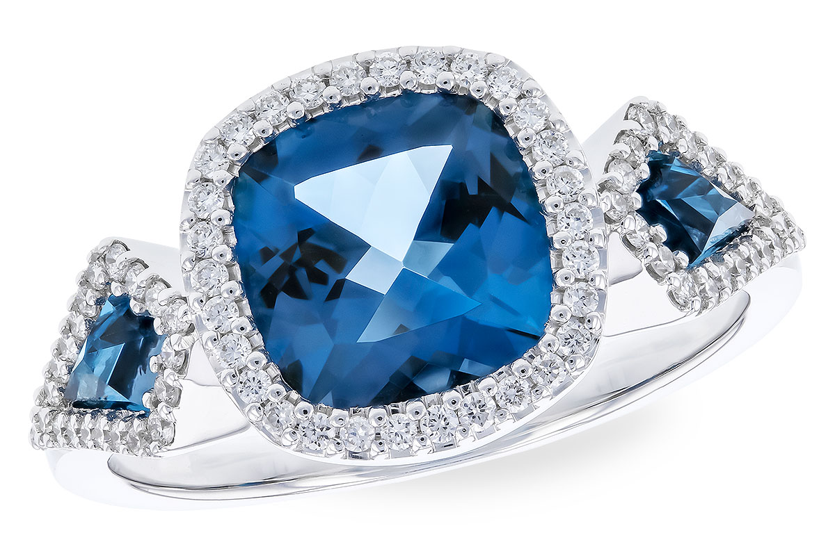 L310-02758: LDS RG 2.46 TW LONDON BLUE TOPAZ 2.72 TGW