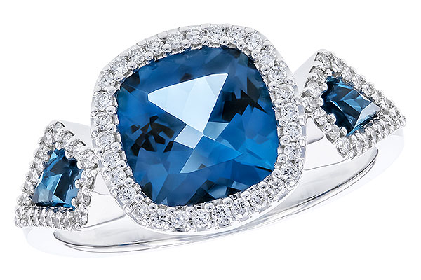 L310-02758: LDS RG 2.46 TW LONDON BLUE TOPAZ 2.72 TGW