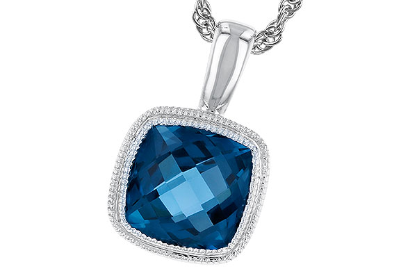 L310-04549: NECKLACE 1.10 CT LONDON BLUE TOPAZ
