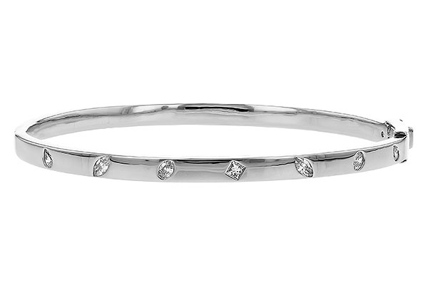 L310-06403: BANGLE .35 TW FANCY CUT DIAMONDS
