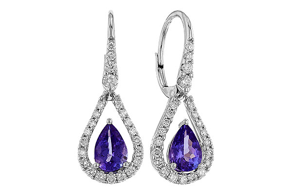 L310-91858: EARR 1.48 TW TANZANITE 1.98 TGW (7x5 PEAR)
