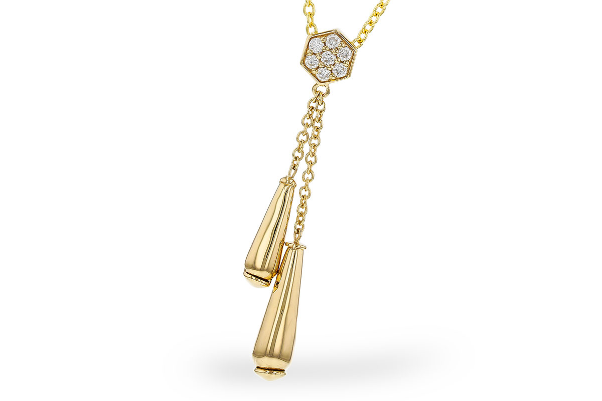 L310-91867: NECKLACE .11 TW
