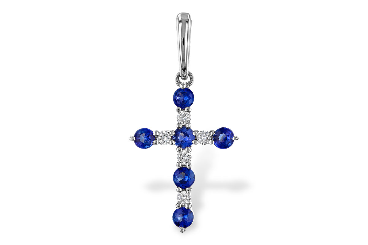 L310-92740: PENDANT .34 TW SAPP .42 TGW
