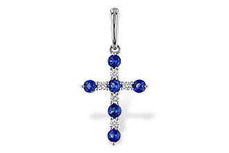 L310-92740: PENDANT .34 TW SAPP .42 TGW