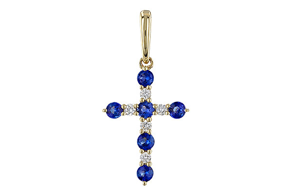 L310-92740: PENDANT .34 TW SAPP .42 TGW