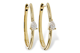 L310-92767: EARRINGS .45 TW PEAR DIAMONDS
