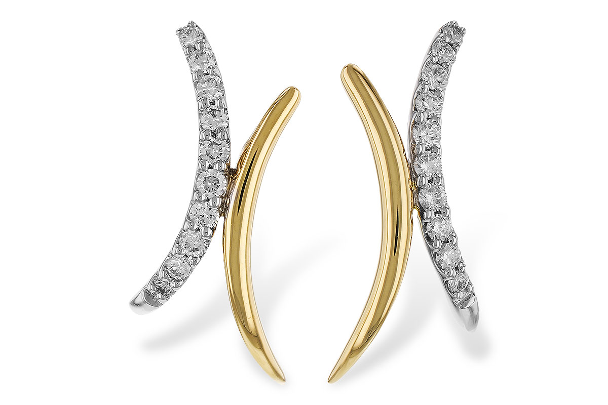 L310-95521: EARRINGS .15 TW