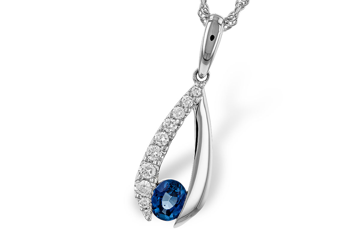 L310-96367: NECKLACE .38 SAPP .54 TGW (5x4 SAPP)