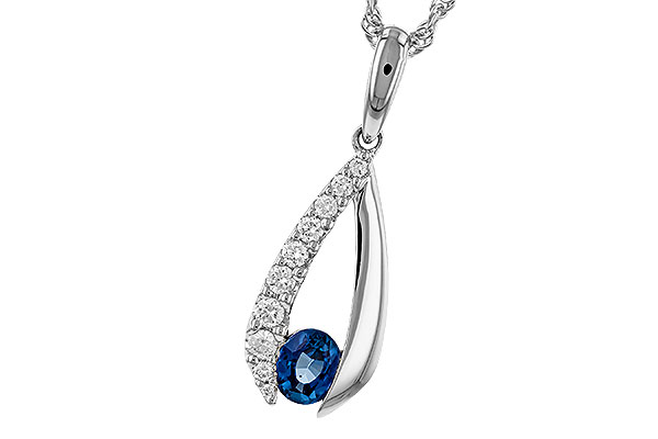 L310-96367: NECKLACE .38 SAPP .54 TGW (5x4 SAPP)
