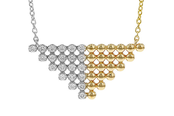 L310-96449: NECKLACE .37 TW (18")