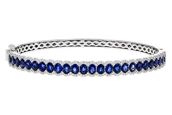 L310-98194: BANGLE 5.09 TW SAPPHIRE 5.65 TGW