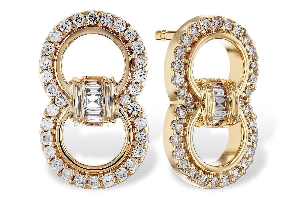 L311-81821: EARRINGS .05 TW BAGS .28 TW