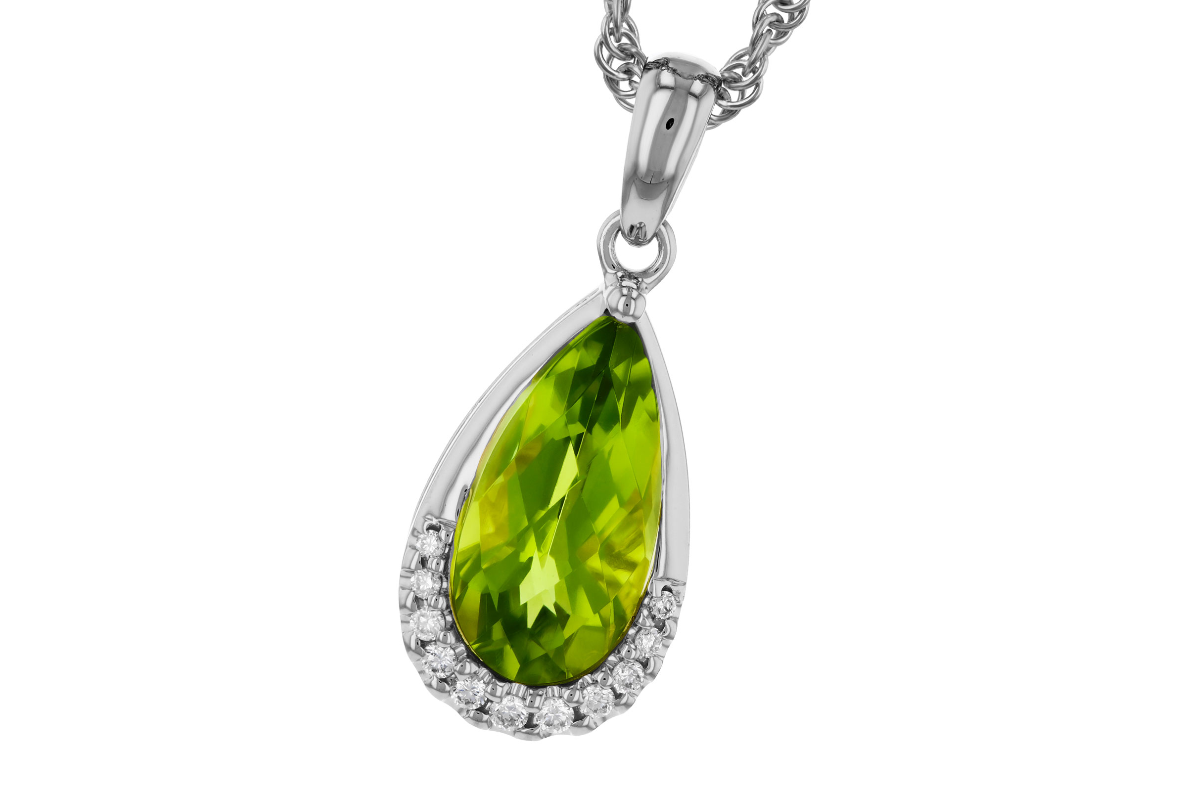 L311-83649: NECK 1.94 PERIDOT 2.00 TGW (12x6MM PS)