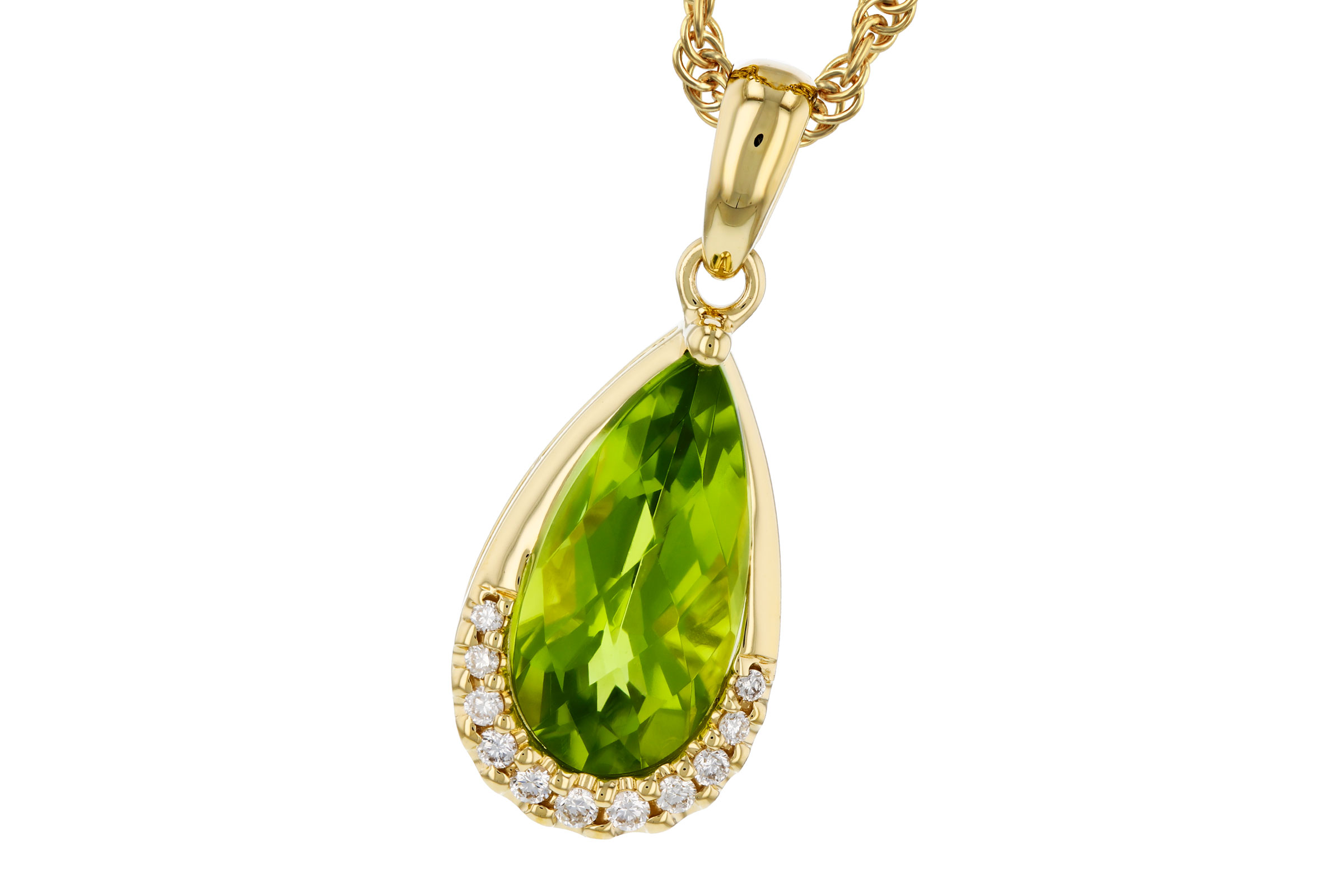 L311-83649: NECK 1.94 PERIDOT 2.00 TGW (12x6MM PS)