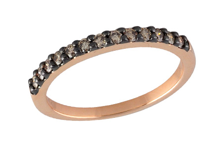 M221-86449: LDS WED RG .27 BROWN DIAS TW