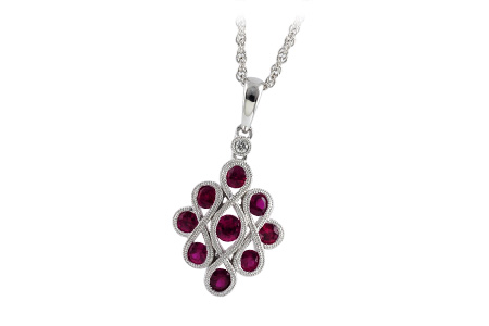 M222-74612: NECK .85 RUBY .87 TGW