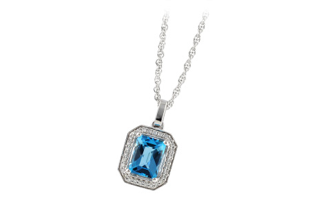 M223-66385: NECK 1.75 BLUE TOPAZ 1.86 TGW