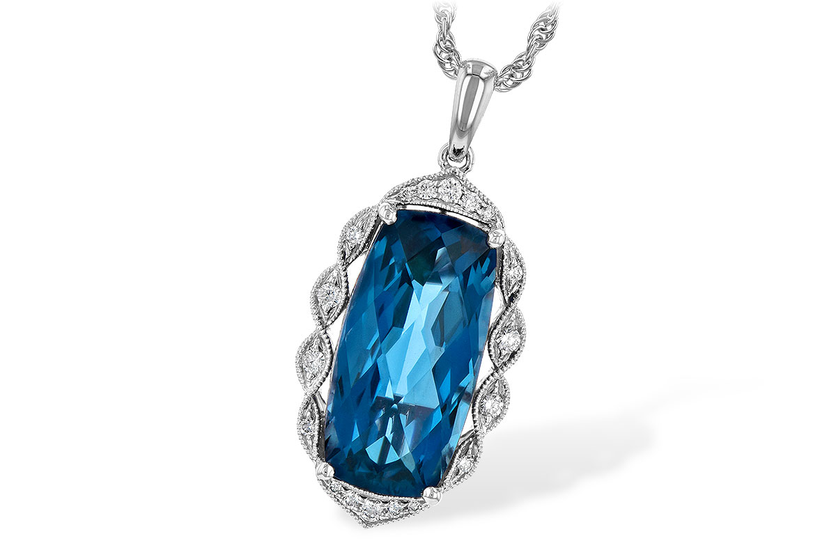 M226-37276: NECK 6.70 LONDON BLUE TOPAZ 6.81 TGW