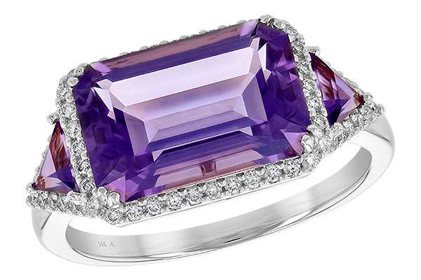 M226-37312: LDS RG 3.48 TW AMETHYST 3.70 TGW (12x8MM)