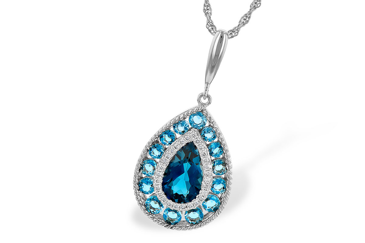 M226-40067: NECK 2.55 TW BLUE TOPAZ 2.65 TGW
