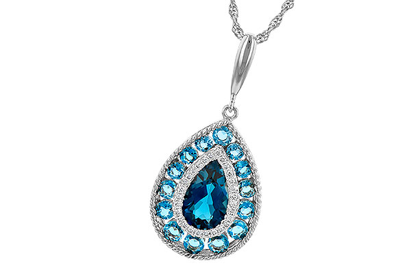 M226-40067: NECK 2.55 TW BLUE TOPAZ 2.65 TGW