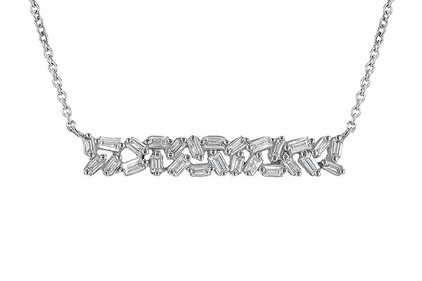 M226-40912: NECK .24 TW BAGUETTES
