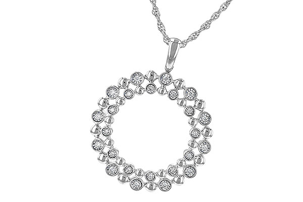 M226-40921: NECKLACE .12 TW