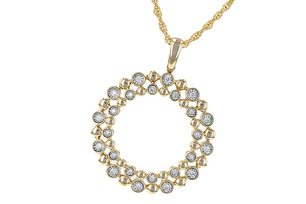 M226-40921: NECKLACE .12 TW