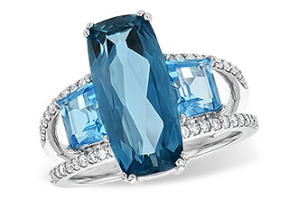 M226-41858: LDS RG 6.40 TW BLUE TOPAZ 6.67 TGW