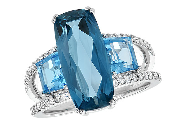 M226-41858: LDS RG 6.40 TW BLUE TOPAZ 6.67 TGW