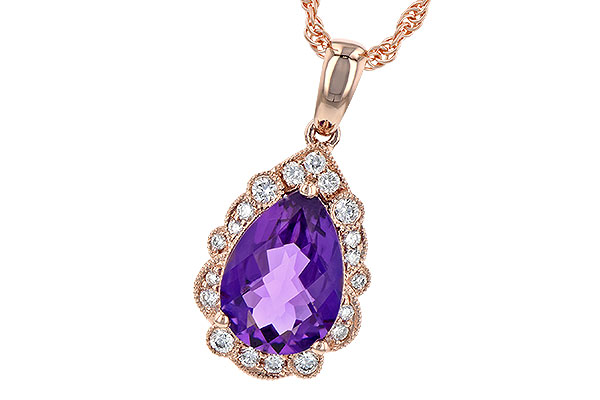 M226-43658: NECKLACE 1.53 AMETHYST 1.68 TGW (10x7 PS)