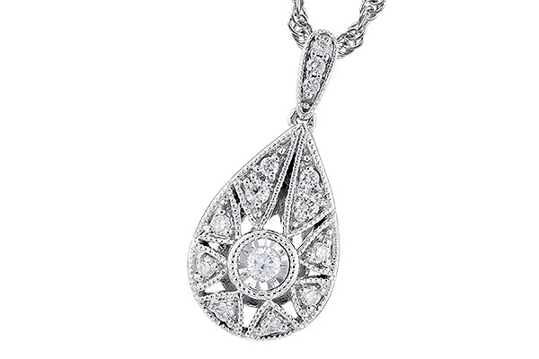 M309-16403: NECKLACE .12 TW