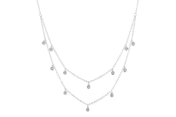M310-00985: NECKLACE .22 TW (18 INCHES)