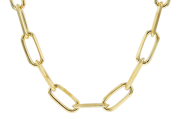 M310-90912: PAPERCLIP LG (7IN, 4.0MM, 14KT, LOBSTER CLASP)