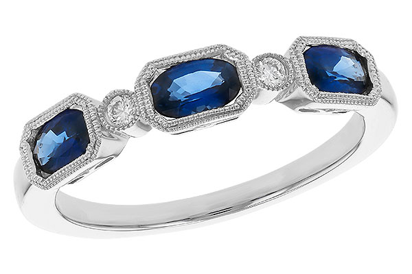 M310-92776: LDS WED RG .72 SAPPHIRE .77 TGW (4x3MM SAPP)