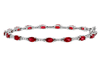M310-92812: BRACELET 4.65 RUBY 4.97 TGW (7")