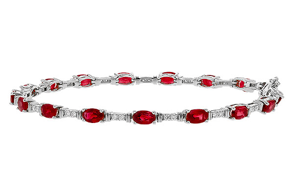 M310-92812: BRACELET 4.65 RUBY 4.97 TGW (7")