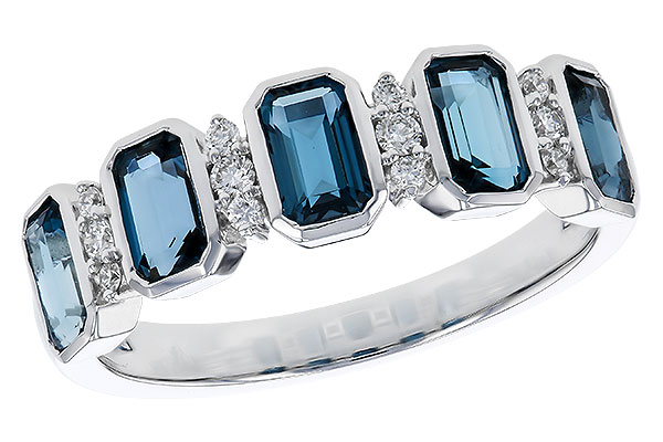 M310-93667: LDS RG 1.46 TW LONDON BLUE TOPAZ 1.58 TGW
