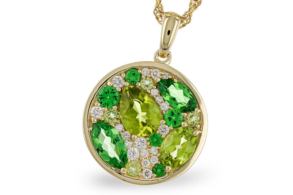 M310-94567: NECK 2.20 TW SEMI-PRECIOUS (TSAV, PER) 2.37 TGW