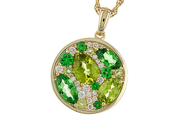 M310-94567: NECK 2.20 TW SEMI-PRECIOUS (TSAV, PER) 2.37 TGW