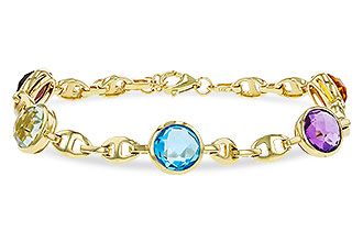 M310-94585: BRACELET 7.09 TW SEMI-PREC (GT,CIT,AMY,G.AMY,BT)