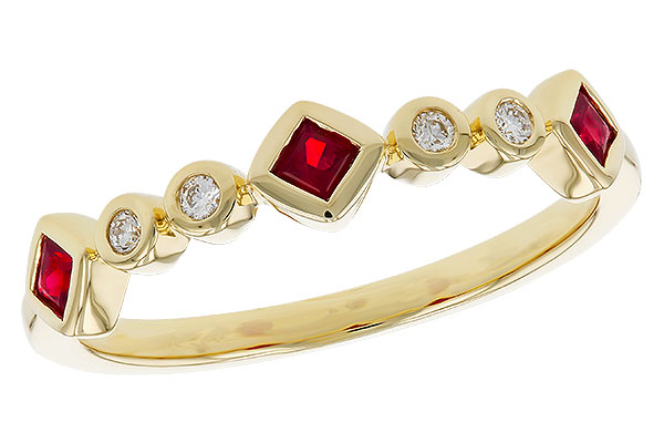 M310-94621: LDS WED RG .22 RUBY .27 TGW